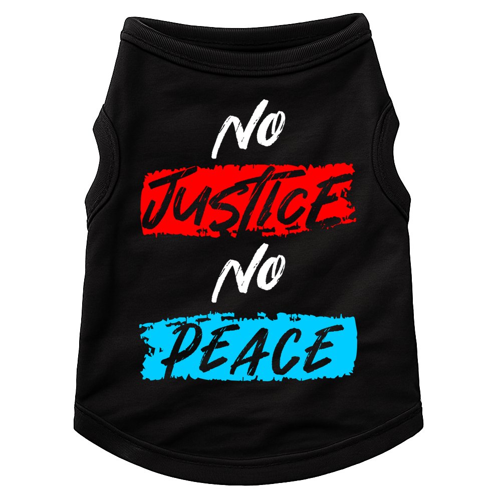 No Justice No Peace Doggie Tank