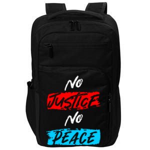 No Justice No Peace Impact Tech Backpack