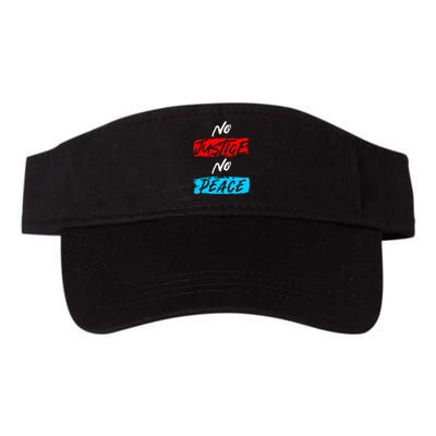 No Justice No Peace Valucap Bio-Washed Visor