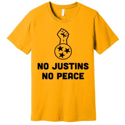 No Justins No Peace Tennessee Three Premium T-Shirt