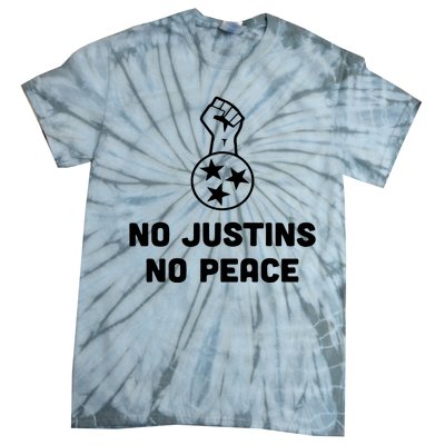 No Justins No Peace Tennessee Three Tie-Dye T-Shirt