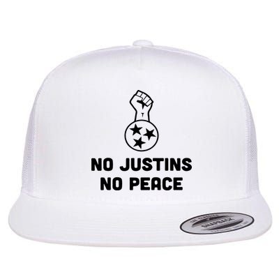 No Justins No Peace Tennessee Three Flatbill Hat