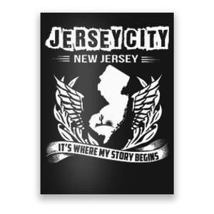 New Jersey Nj State Classic City Where My Story Begins Poster