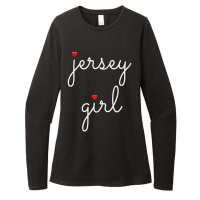 New Jersey on the Shore Garden State Beach Womens CVC Long Sleeve Shirt