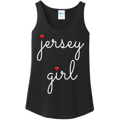 New Jersey on the Shore Garden State Beach Ladies Essential Tank