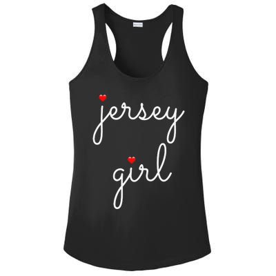 New Jersey on the Shore Garden State Beach Ladies PosiCharge Competitor Racerback Tank