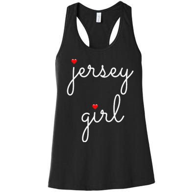 New Jersey on the Shore Garden State Beach Women's Racerback Tank