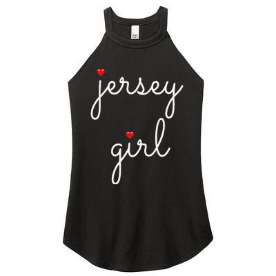 New Jersey on the Shore Garden State Beach Women's Perfect Tri Rocker Tank