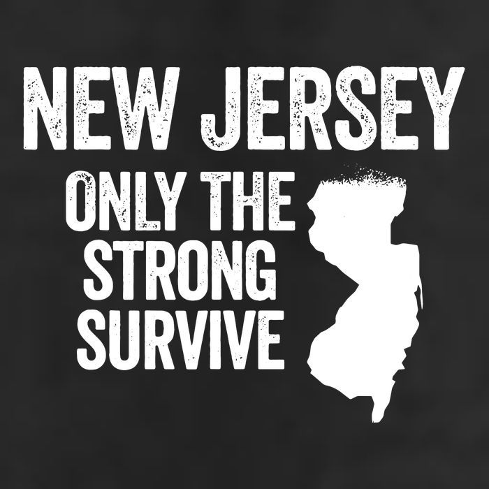 New Jersey Only The Strong Survive Funny Adult Drive Performance Visor