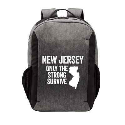 New Jersey Only The Strong Survive Funny Vector Backpack