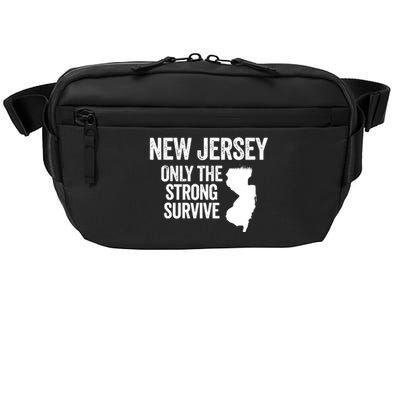 New Jersey Only The Strong Survive Funny Crossbody Pack