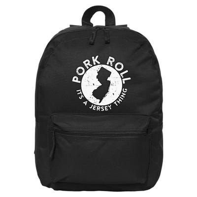 New Jersey Pork Roll It Is Jersey Thing Taylor Ham Pork Roll 16 in Basic Backpack