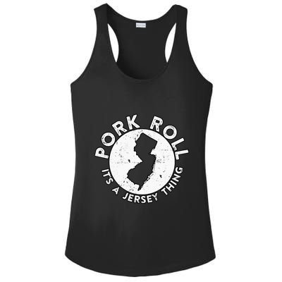 New Jersey Pork Roll It Is Jersey Thing Taylor Ham Pork Roll Ladies PosiCharge Competitor Racerback Tank
