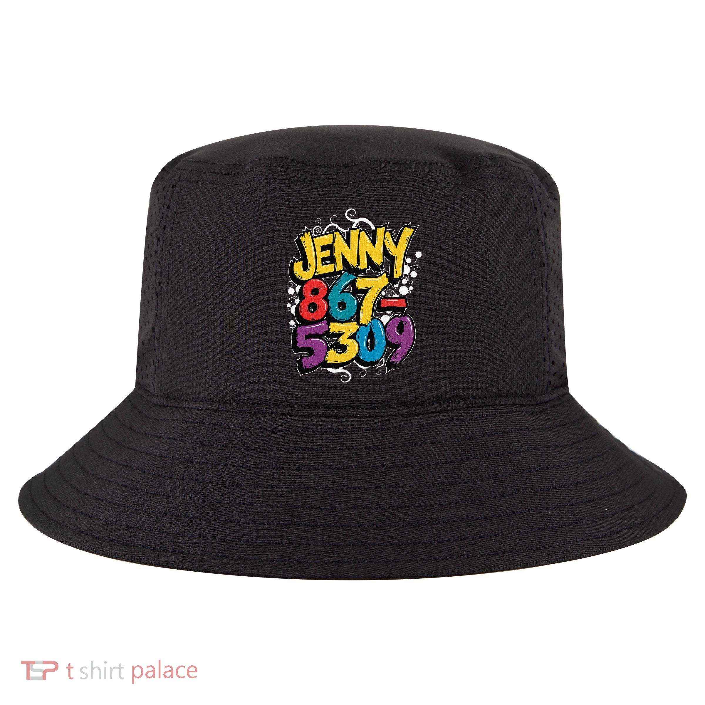 Nostalgic Jenny Phone Number 867 5309 Retro Music 80s Funny Cool Comfort Performance Bucket Hat
