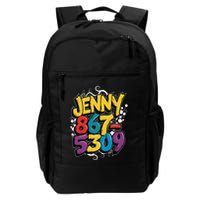 Nostalgic Jenny Phone Number 867 5309 Retro Music 80s Funny Backpack