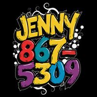 Nostalgic Jenny Phone Number 867 5309 Retro Music 80s Funny Drawstring Bag