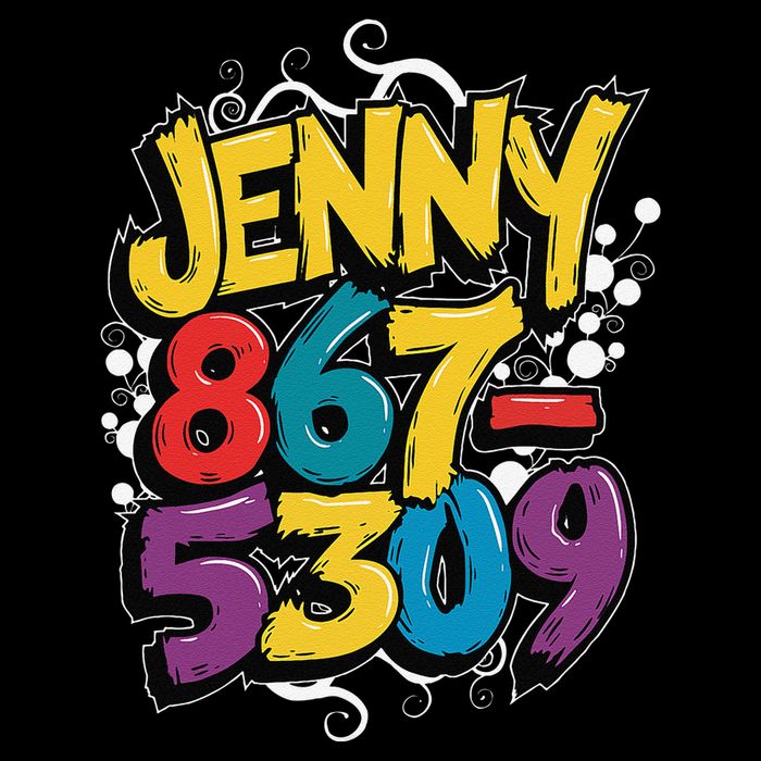 Nostalgic Jenny Phone Number 867 5309 Retro Music 80s Funny Drawstring Bag