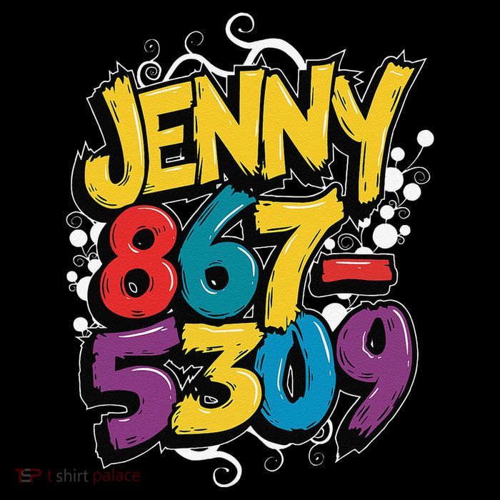 Nostalgic Jenny Phone Number 867 5309 Retro Music 80s Funny Flatbill Hat