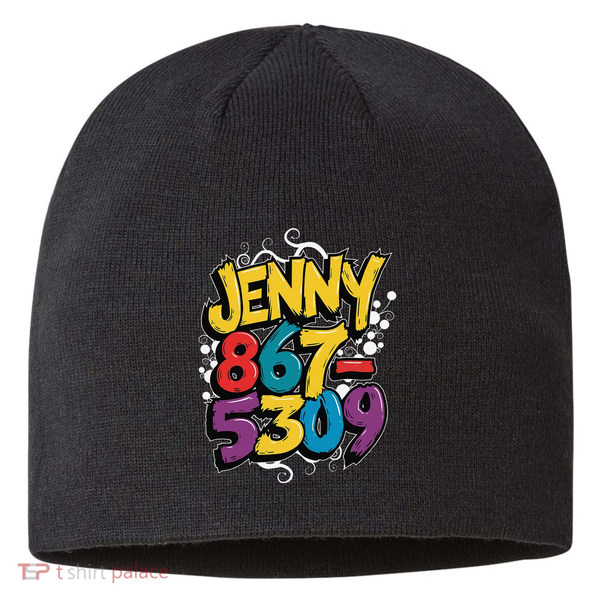 Nostalgic Jenny Phone Number 867 5309 Retro Music 80s Funny Sustainable Beanie