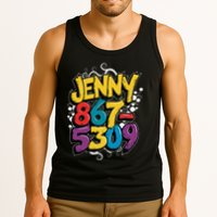 Nostalgic Jenny Phone Number 867 5309 Retro Music 80s Funny Tank Top