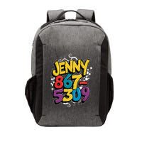 Nostalgic Jenny Phone Number 867 5309 Retro Music 80s Funny Vector Backpack