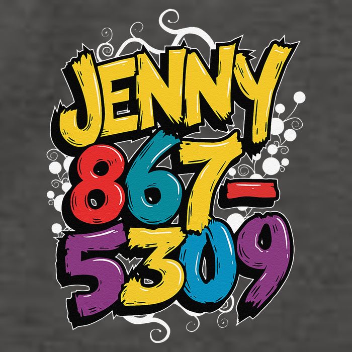 Nostalgic Jenny Phone Number 867 5309 Retro Music 80s Funny Vector Backpack