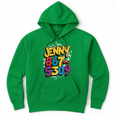 Nostalgic Jenny Phone Number 867 5309 Retro Music 80s Funny Hoodie