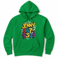 Nostalgic Jenny Phone Number 867 5309 Retro Music 80s Funny Hoodie
