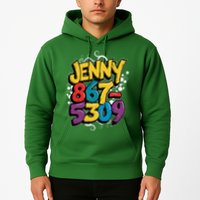 Nostalgic Jenny Phone Number 867 5309 Retro Music 80s Funny Hoodie
