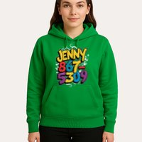 Nostalgic Jenny Phone Number 867 5309 Retro Music 80s Funny Hoodie