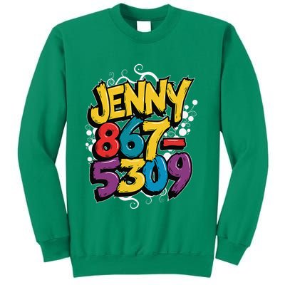 Nostalgic Jenny Phone Number 867 5309 Retro Music 80s Funny Sweatshirt