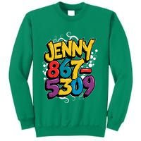 Nostalgic Jenny Phone Number 867 5309 Retro Music 80s Funny Sweatshirt