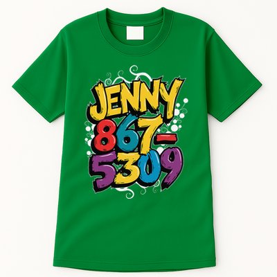 Nostalgic Jenny Phone Number 867 5309 Retro Music 80s Funny Tall T-Shirt