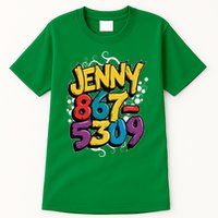 Nostalgic Jenny Phone Number 867 5309 Retro Music 80s Funny Tall T-Shirt