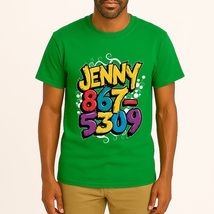 Nostalgic Jenny Phone Number 867 5309 Retro Music 80s Funny Tall T-Shirt
