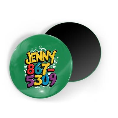 Nostalgic Jenny Phone Number 867 5309 Retro Music 80s Funny Magnet
