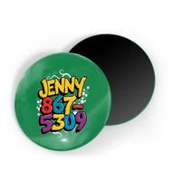 Nostalgic Jenny Phone Number 867 5309 Retro Music 80s Funny Magnet