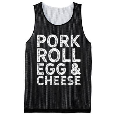 New Jersey Pork Roll Egg And Cheese Mesh Reversible Basketball Jersey Tank