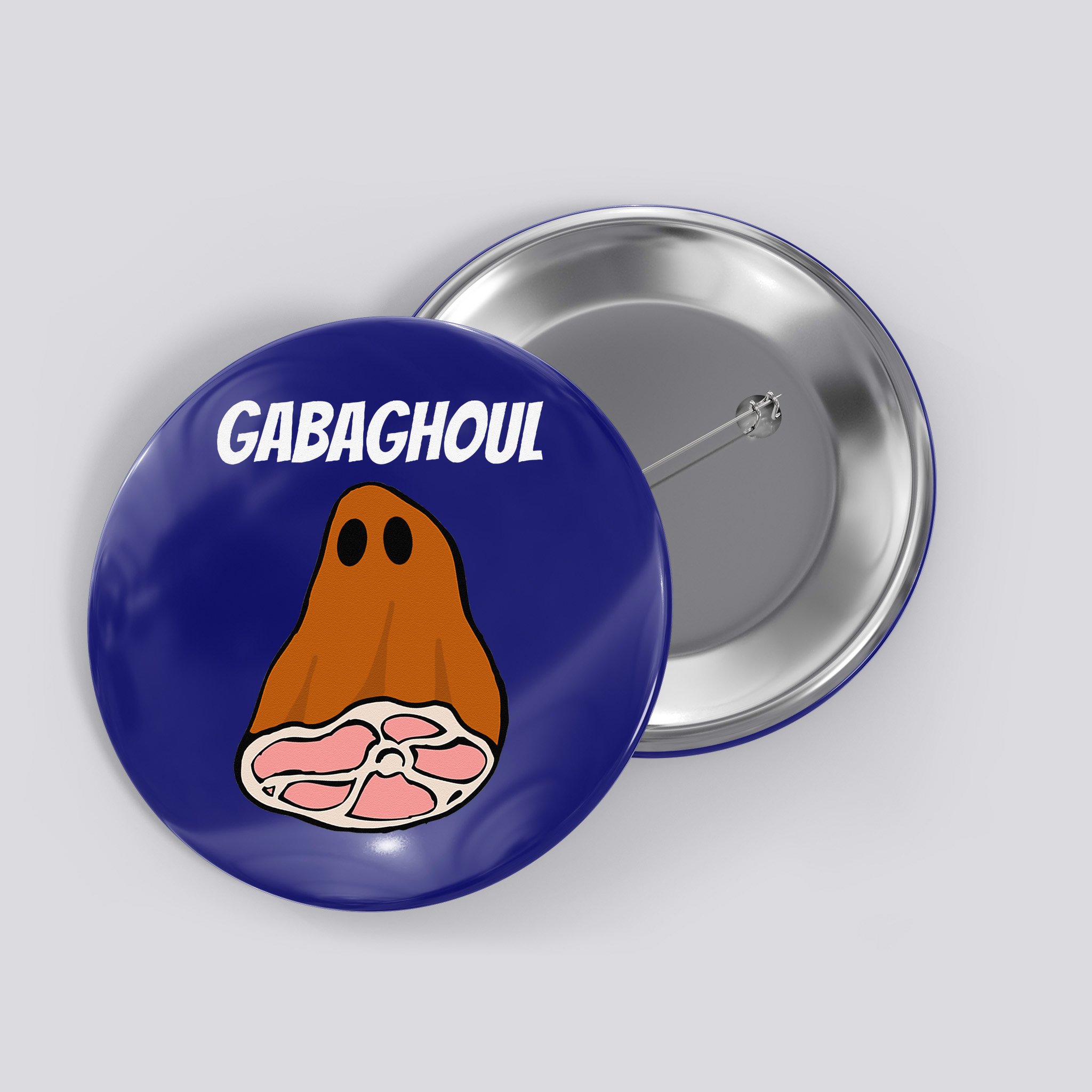 New Jersey Slang Halloween Dry Cured Meat Gabaghoul Gabagool Button