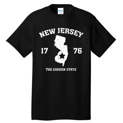 New Jersey The Garden State Vintage New Jersey Home Tall T-Shirt