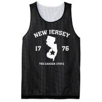 New Jersey The Garden State Vintage New Jersey Home Mesh Reversible Basketball Jersey Tank