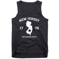 New Jersey The Garden State Vintage New Jersey Home Tank Top