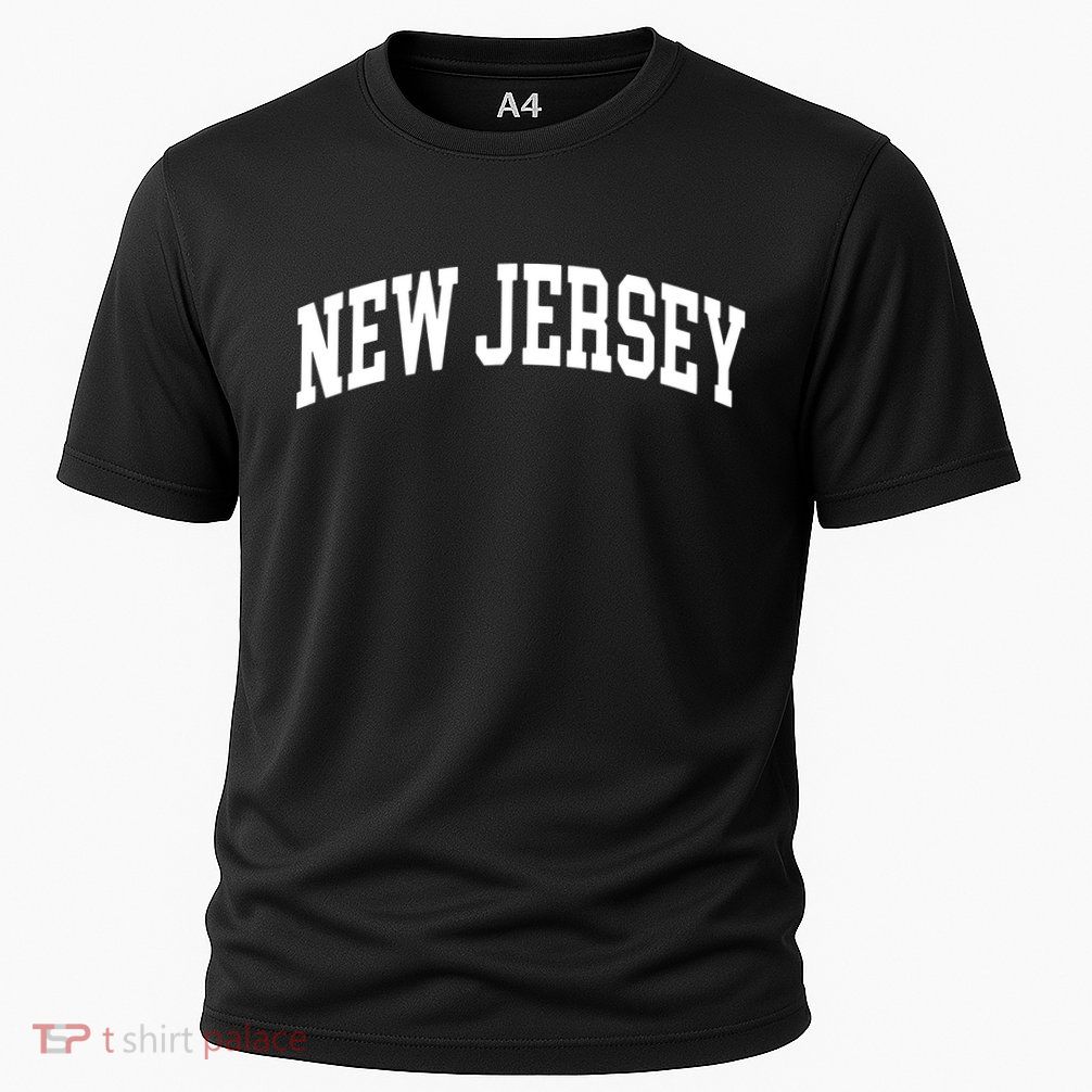 New Jersey Throwback Design Print Classic Performance Shirt