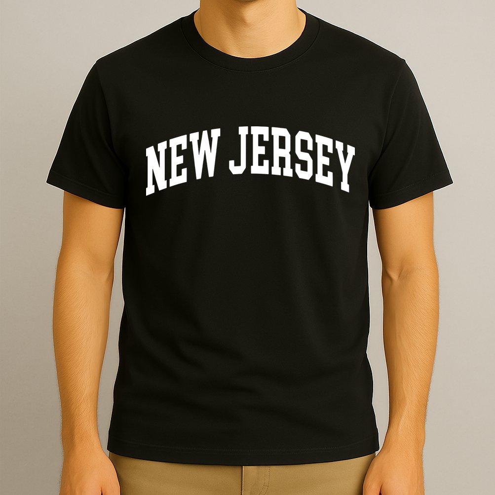New Jersey Throwback Design Print Classic T-Shirt