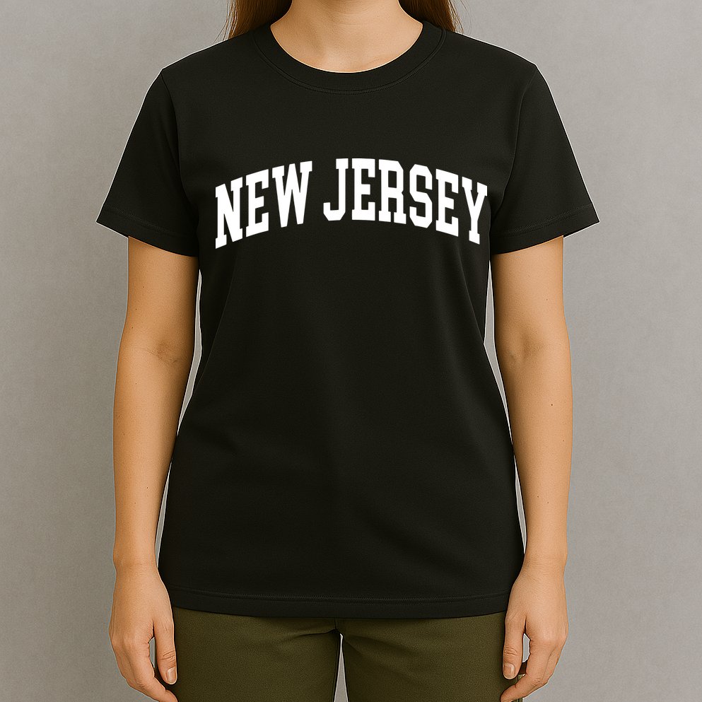 New Jersey Throwback Design Print Classic T-Shirt