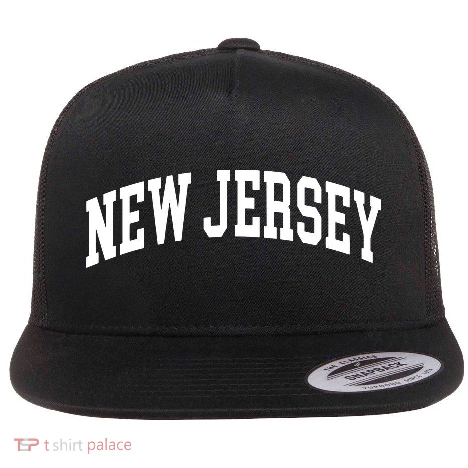 New Jersey Throwback Design Print Classic Flatbill Hat