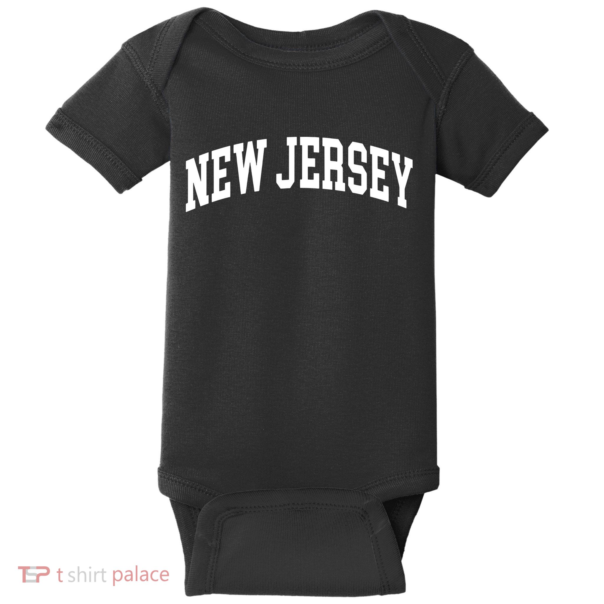 New Jersey Throwback Design Print Classic Baby Bodysuit
