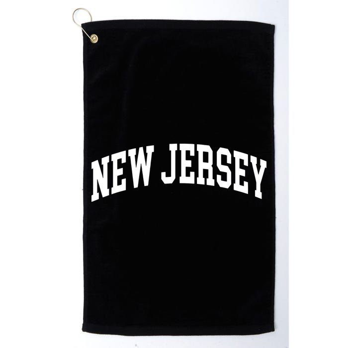 New Jersey Throwback Design Print Classic Golf Towel