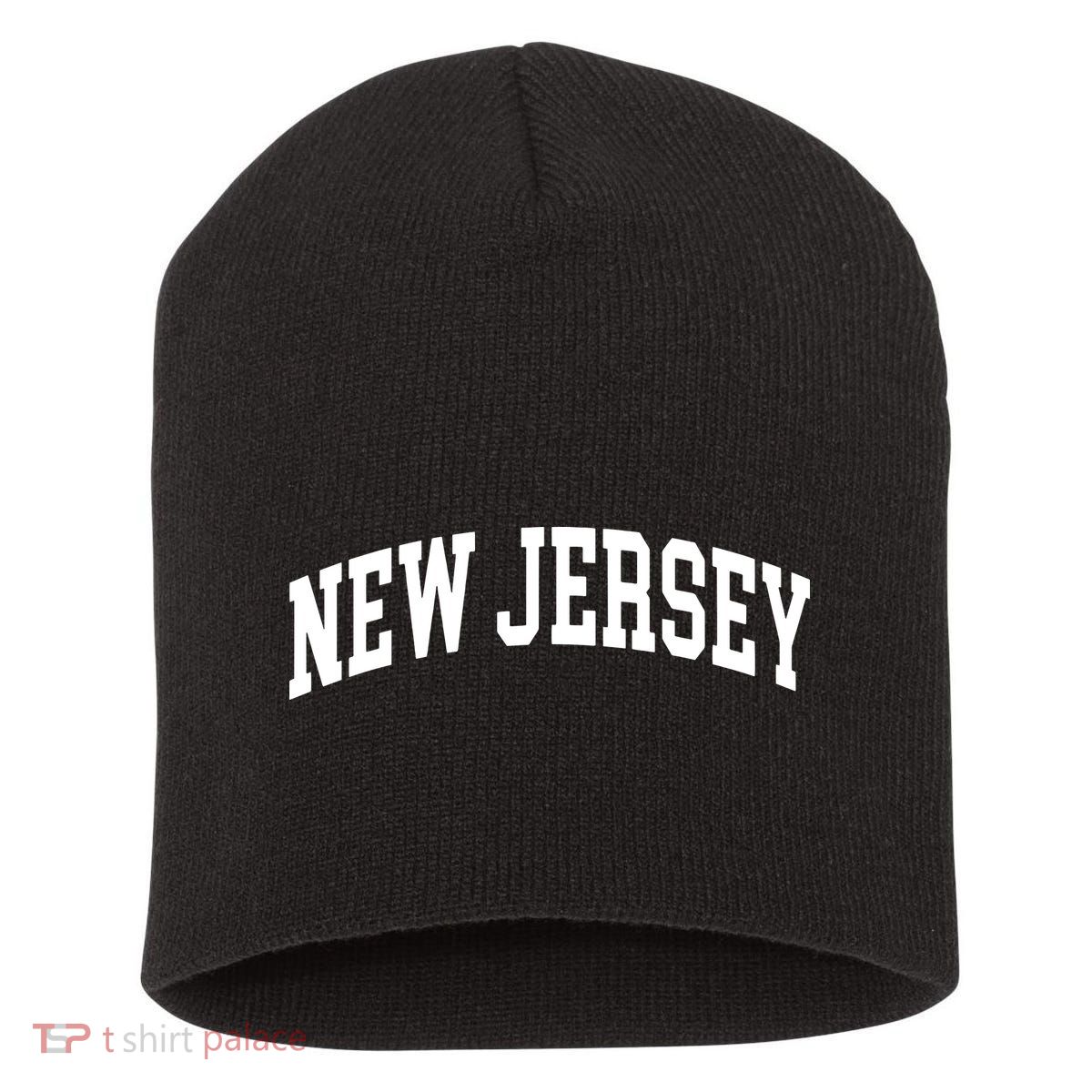 New Jersey Throwback Design Print Classic Short Acrylic Beanie