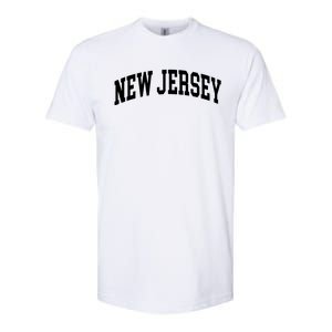 New Jersey Throwback Design Print Classic Softstyle CVC T-Shirt